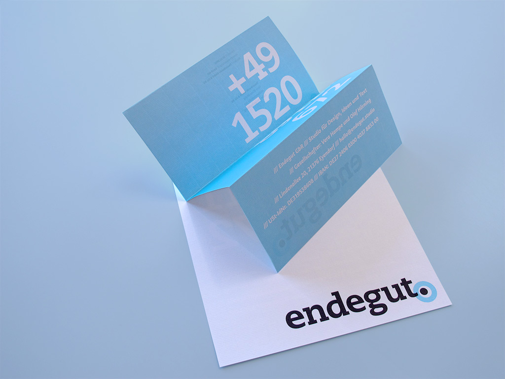 Briefbogen Endegut Endegut Studio Fur Design Ideen Und Text