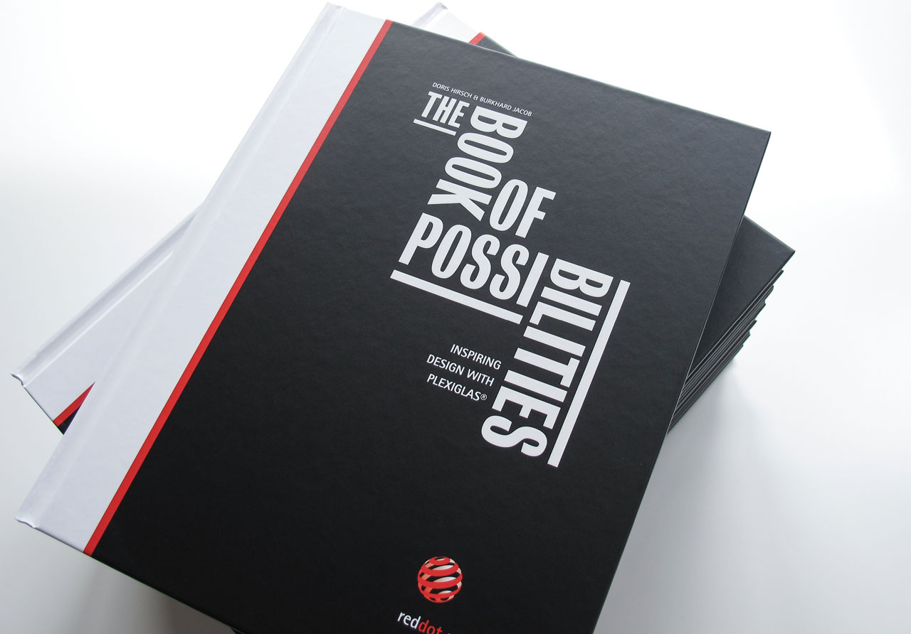 The Book of Possibilities – Inspiring Design with PLEXIGLAS®: Titelseite