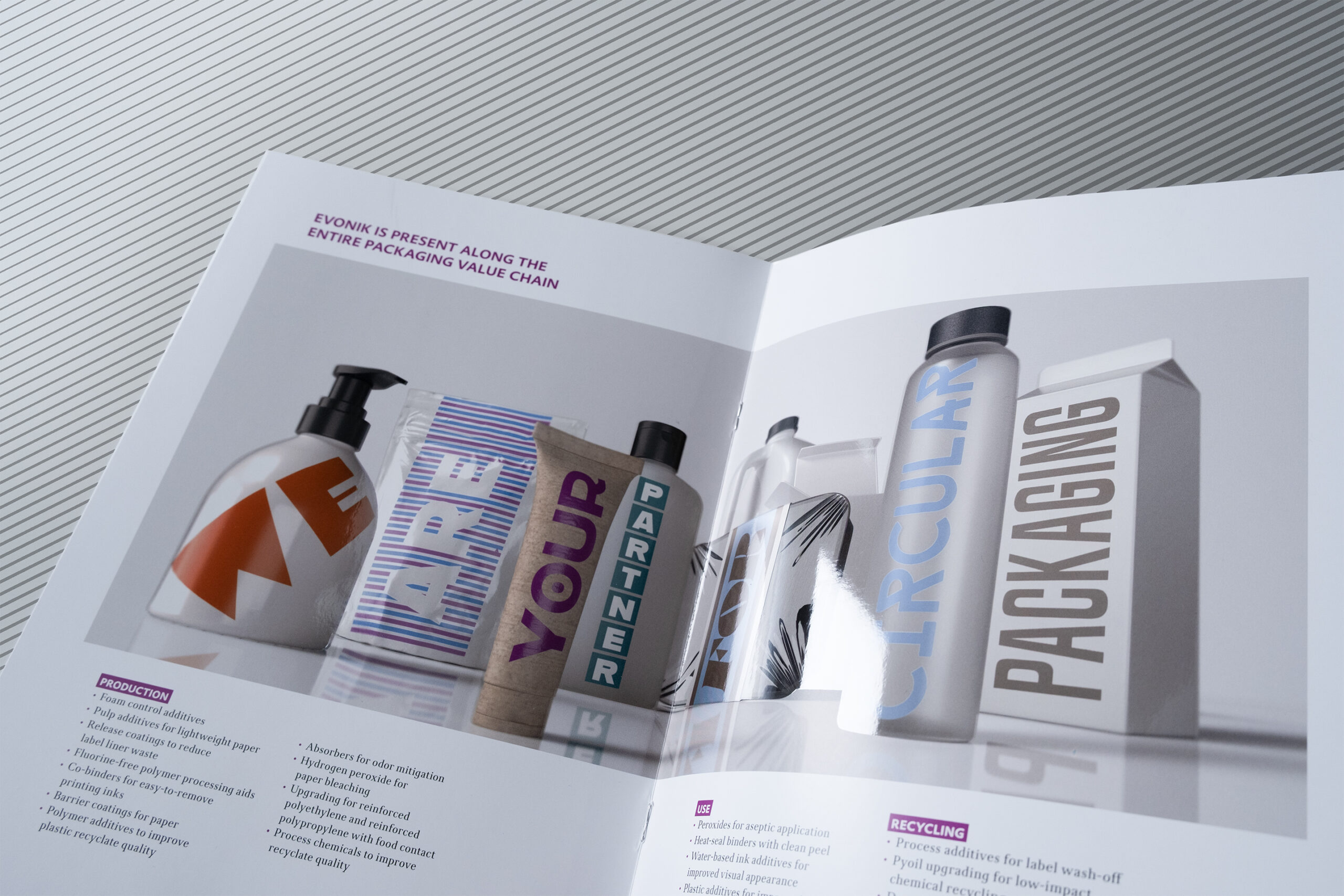 Broschüre „Partner for Circular Packaging“, Innenseiten